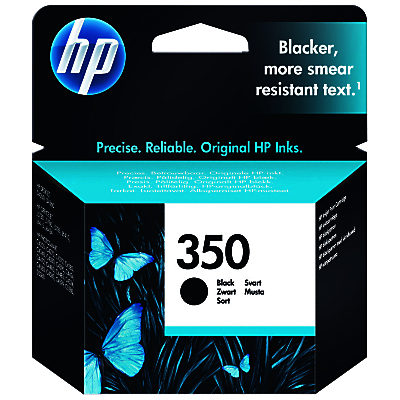 HP 350 Inkjet Cartridge, Black, CB335EE